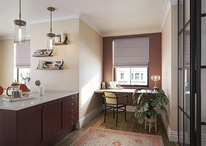 Ascot, Lavender - Motorised Roman Blind - Image 6